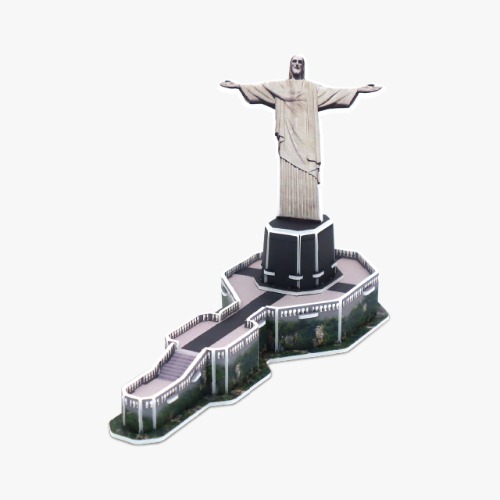 모또 세계 문화유산 건축모형 브라질 예수상 종이 조립 집콕 놀이 만들기 3D입체퍼즐