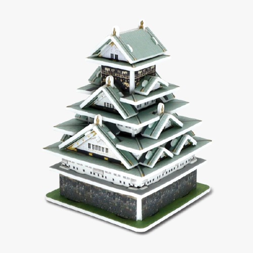 모또 세계 문화유산 건축모형 오사카성 종이 조립 집콕 놀이 만들기 3D입체퍼즐