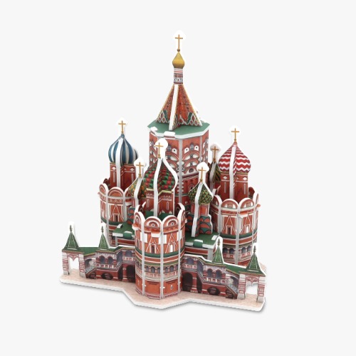 모또 세계 문화유산 건축모형 성바실리대성당 종이 조립 집콕 놀이 만들기 3D입체퍼즐