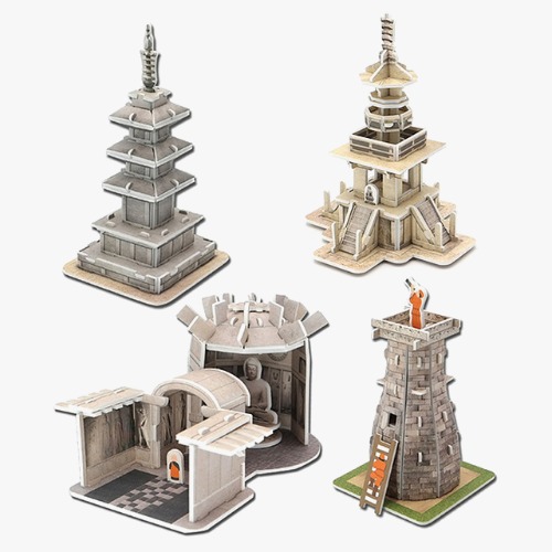 모또 신라문화 시리즈 4종 만들기 3D입체퍼즐
