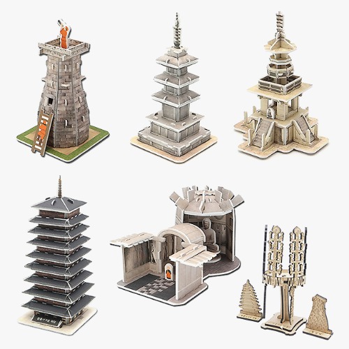 모또 신라문화 시리즈 6종 만들기 3D입체퍼즐