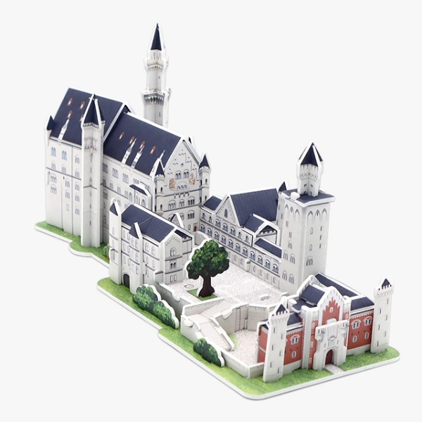 모또 유명 건축물 노이슈반슈타인성 3D입체퍼즐 만들기