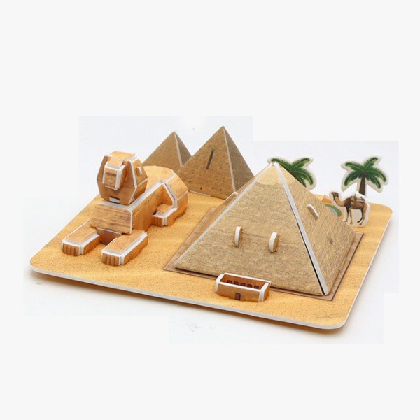 모또 유명 건축물 피라미드와 스핑크스 3D입체퍼즐 만들기